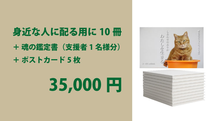 📖 身近な人に配る用に10冊｜35,000円